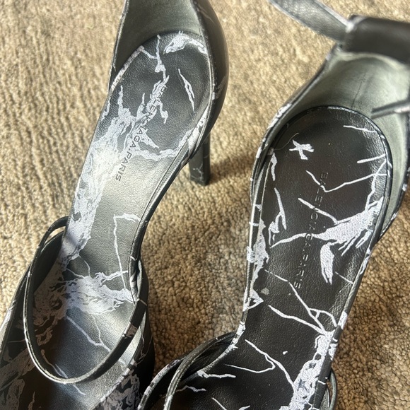 Balenciaga FW 2013 by Alexander Wang iconic Marble heels 38.5 black grey - Picture 2 of 10